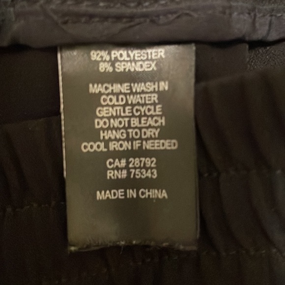 Cynthia Rowley joggers. Black size 10 - Picture 3 of 4
